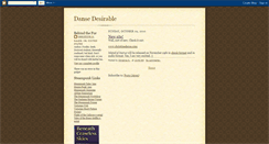 Desktop Screenshot of dansedesirable.blogspot.com