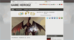 Desktop Screenshot of gameheroez.blogspot.com