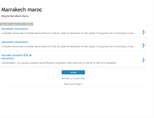 Tablet Screenshot of marrakech-maroc.blogspot.com