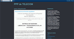 Desktop Screenshot of ppptelecom.blogspot.com