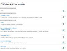 Tablet Screenshot of embarazadas.blogspot.com