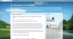 Desktop Screenshot of conversationsforpossibility.blogspot.com