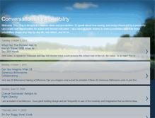 Tablet Screenshot of conversationsforpossibility.blogspot.com
