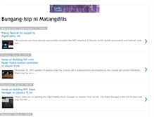 Tablet Screenshot of matangdilis.blogspot.com