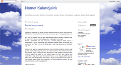 Desktop Screenshot of nemetkalandjaink.blogspot.com