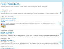 Tablet Screenshot of nemetkalandjaink.blogspot.com