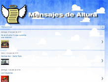 Tablet Screenshot of mensajesdealtura.blogspot.com