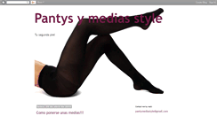 Desktop Screenshot of pantymediastyle.blogspot.com