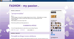 Desktop Screenshot of my-passion--fashion.blogspot.com