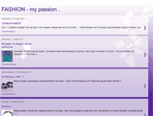 Tablet Screenshot of my-passion--fashion.blogspot.com