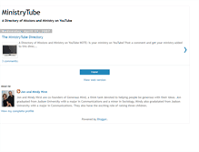 Tablet Screenshot of ministrytube.blogspot.com