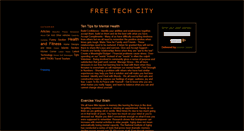 Desktop Screenshot of freetechcity.blogspot.com