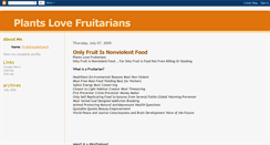 Desktop Screenshot of fruitarians.blogspot.com
