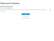 Tablet Screenshot of fruitarians.blogspot.com