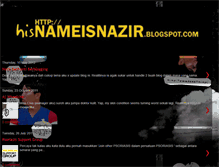 Tablet Screenshot of hisnameisnazir.blogspot.com