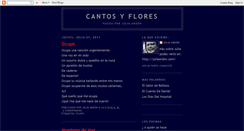 Desktop Screenshot of cantosyflores.blogspot.com