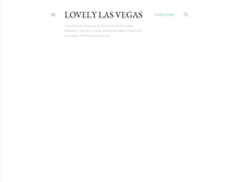 Tablet Screenshot of lovelylasvegas.blogspot.com