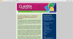 Desktop Screenshot of claudiafurlanetto.blogspot.com