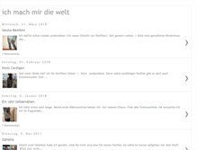 Tablet Screenshot of ich-mach-mir-die-welt.blogspot.com