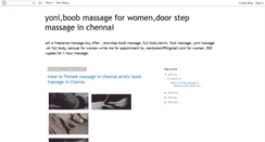 Desktop Screenshot of chennaimassageparlour.blogspot.com