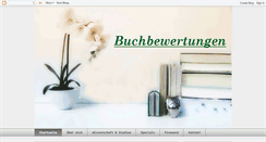 Desktop Screenshot of buchbewertungen.blogspot.com