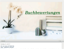Tablet Screenshot of buchbewertungen.blogspot.com
