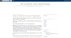 Desktop Screenshot of noclosingcostmortgages.blogspot.com