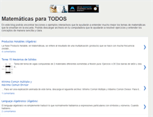 Tablet Screenshot of matematicas-nestor.blogspot.com