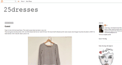 Desktop Screenshot of 25dresses.blogspot.com