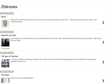 Tablet Screenshot of 25dresses.blogspot.com
