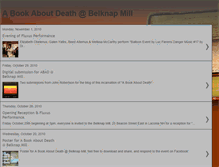 Tablet Screenshot of abookaboutdeathbelknapmill.blogspot.com