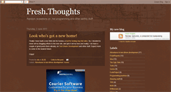 Desktop Screenshot of dotfresh.blogspot.com