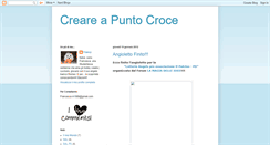 Desktop Screenshot of creareapuntocroce.blogspot.com