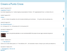 Tablet Screenshot of creareapuntocroce.blogspot.com