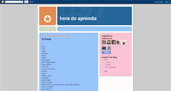 Desktop Screenshot of horadoaprendiz.blogspot.com