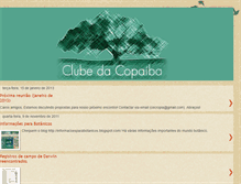 Tablet Screenshot of clubedacopaiba.blogspot.com