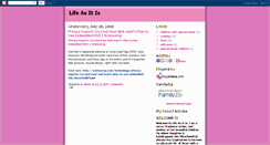 Desktop Screenshot of jooliverlifeasitis.blogspot.com