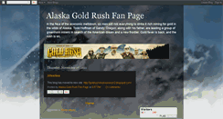 Desktop Screenshot of alaskagoldrushfanpage.blogspot.com