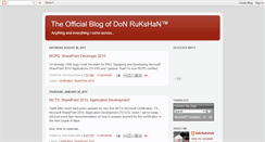 Desktop Screenshot of donrukshan.blogspot.com