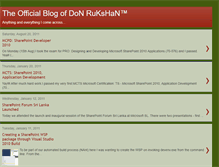 Tablet Screenshot of donrukshan.blogspot.com