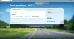 Desktop Screenshot of heartsongshomeplace.blogspot.com