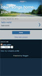 Mobile Screenshot of heartsongshomeplace.blogspot.com