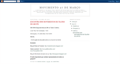 Desktop Screenshot of movimento27demarco.blogspot.com