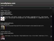 Tablet Screenshot of noveltylane.blogspot.com
