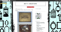 Desktop Screenshot of bevscreations.blogspot.com