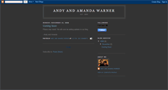 Desktop Screenshot of aawarner.blogspot.com