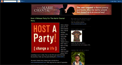 Desktop Screenshot of mariechantalstory.blogspot.com