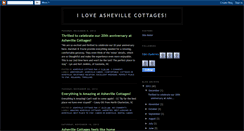 Desktop Screenshot of iloveashevillecottages.blogspot.com