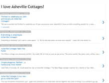 Tablet Screenshot of iloveashevillecottages.blogspot.com