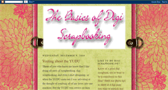 Desktop Screenshot of digiscrapbooking.blogspot.com
